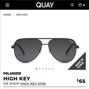 COPY - Quay Australia High Key Black Sunglasses